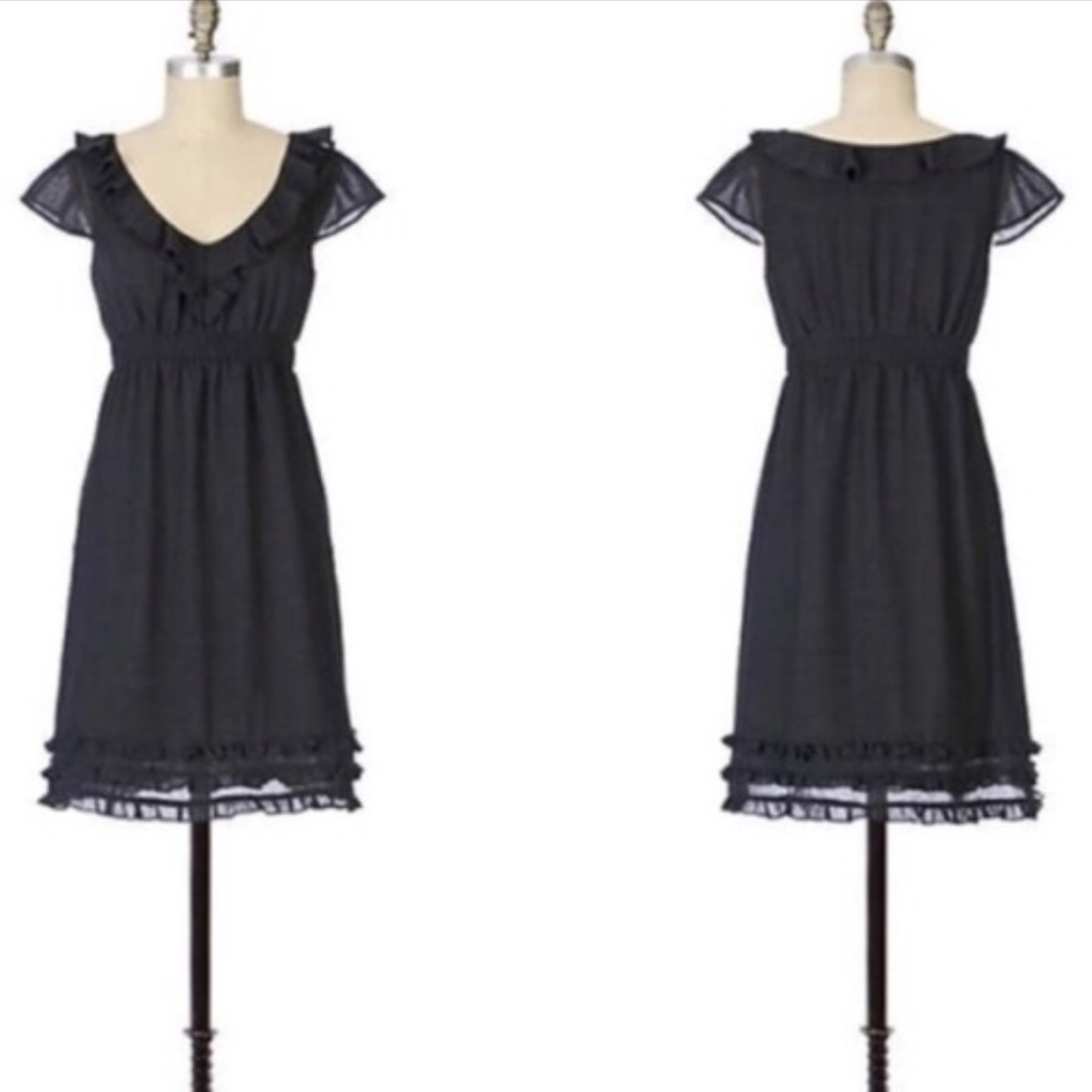 Maeve from Antro - Blue dress w/ ruffle Detail - 0